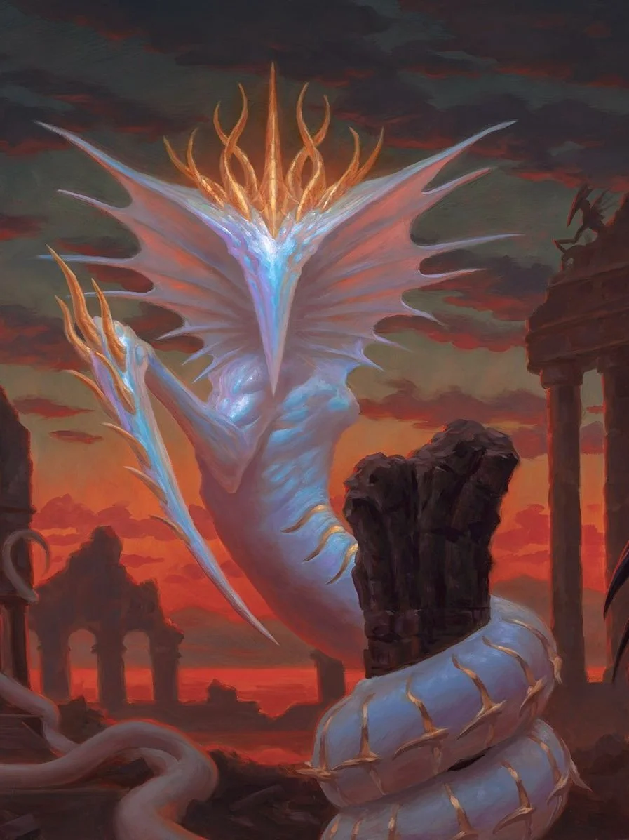 MTG 「TimeWalk」アートプリント Chris Rahn氏 Time Walk Playmat - Original Magic Art